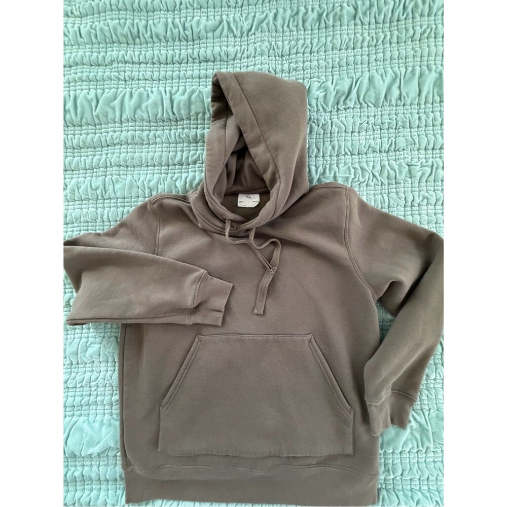 Mango Men's Taupe Hoodie Sweatshirt-Med